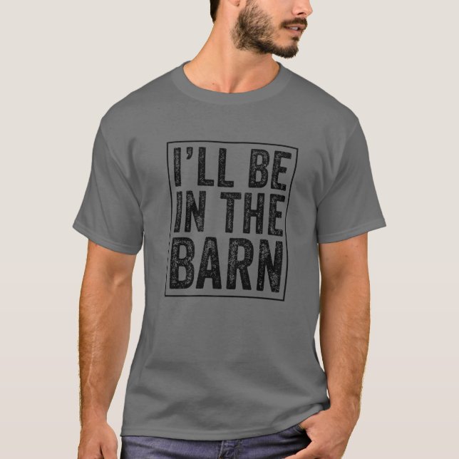 Camiseta Estarei Na Piada Engraçada Do Pai Do Barn. (Frente)