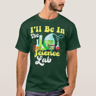 Camiseta Estarei No Gráfico Cientista Engraçado Do Laborató