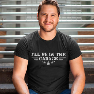 Camiseta Estarei no Handyman da Garage Woodwork.