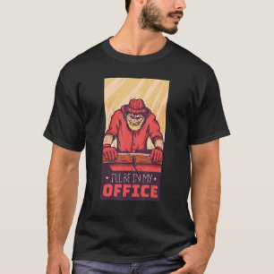 Camiseta Estarei no meu escritório, Carpenter Woodworking