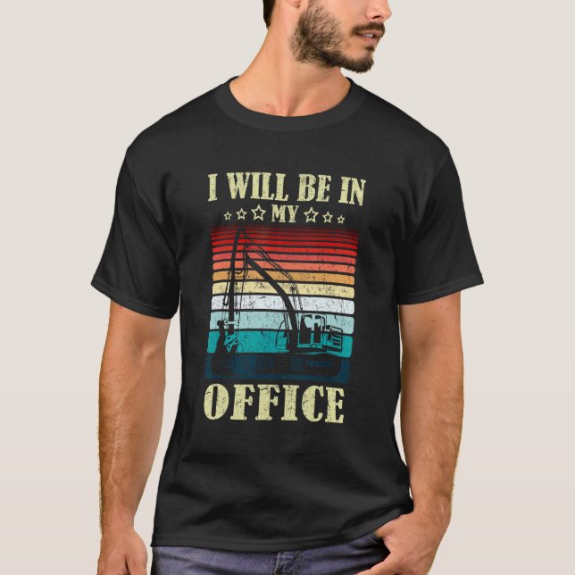 Camiseta Estarei No Meu Escritório, Construir Um Driver De  (Frente)