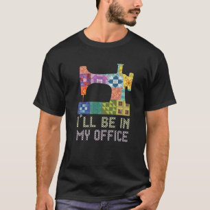 Camiseta Estarei no meu escritório, Engraçado, cochilando
