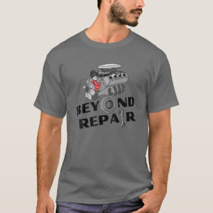 Camiseta Estarei No Motor De Carro De Corrida De Garagem E