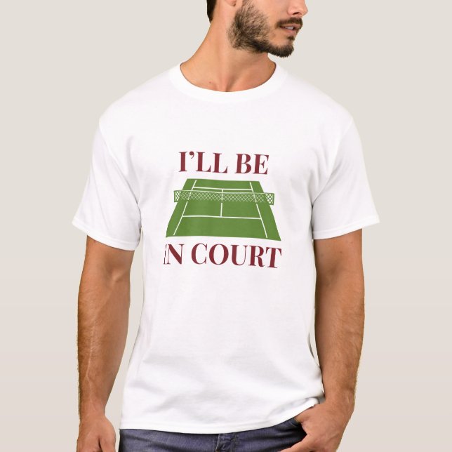 Camiseta Estarei no Tribunal (Frente)