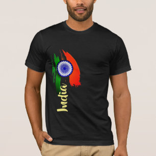 Camiseta Estas cores não comandam o orgulho de Tiranga