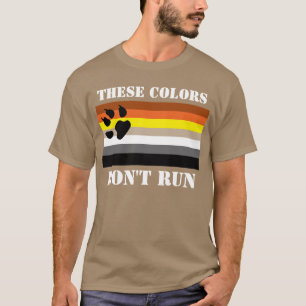 Camiseta Estas cores não funcionam. Nação dos gay.