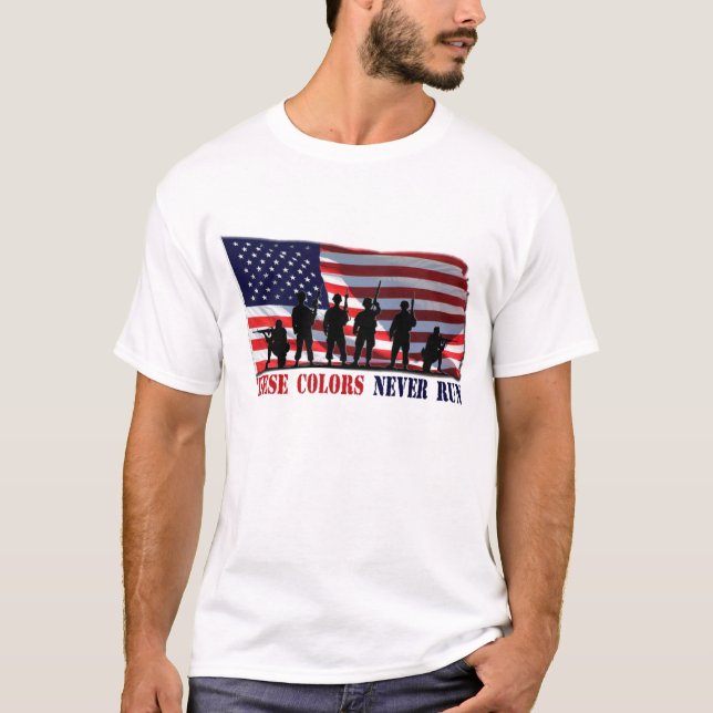 Camiseta Estas cores nunca funcionam o t-shirt (Frente)