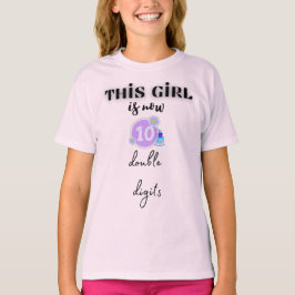 Camiseta estas raparigas têm agora 10 dígitos duplos em T-S