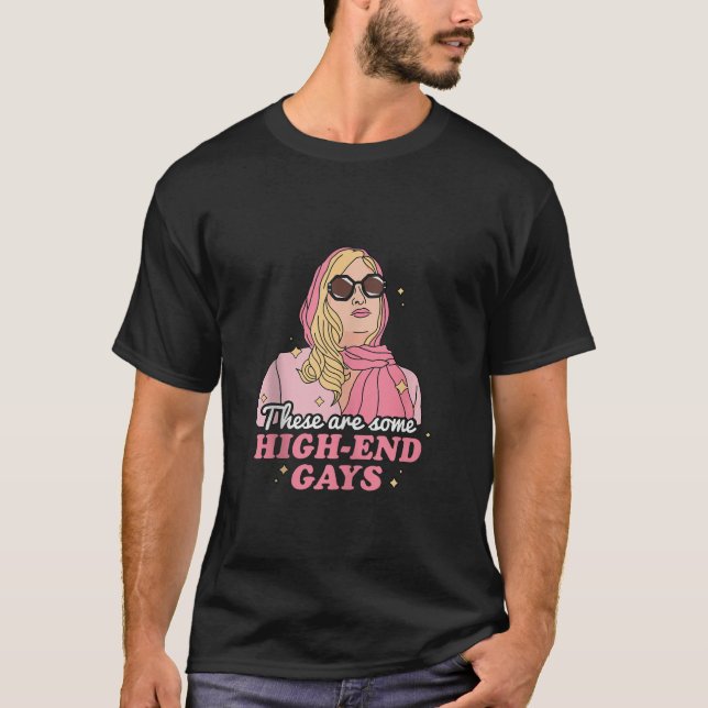 Camiseta Estas são algumas Gay de topo LGBT (Frente)