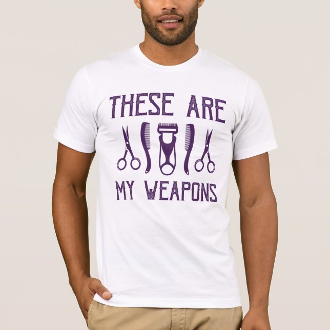Camiseta Estas são minhas armas (Frente)