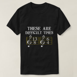 Camiseta Estas São Piadas de Teoria Musical para Tempos Dif