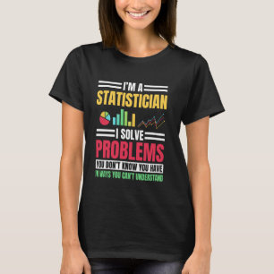 Camiseta Estatística De Analista De Dados Da Ciência Do Tra