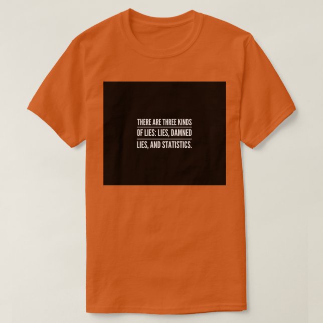 Camiseta Estatísticas (Frente do Design)