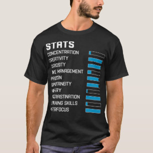 Camiseta Estatísticas ADHD