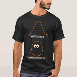 Camiseta Estatísticas de Matemática engraçadas STEM Ghost H