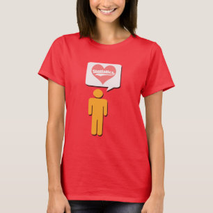 Camiseta Estatísticas do amor