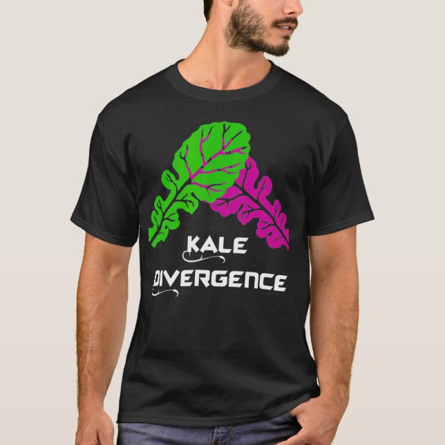Camiseta Estatísticas do Machine Learning Kale Divergência  (Frente)