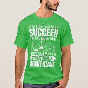 Camiseta Estatísticas Engraçadas Piada de Ciência para Home