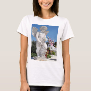 Camiseta Estátua Anjo em Amarelo