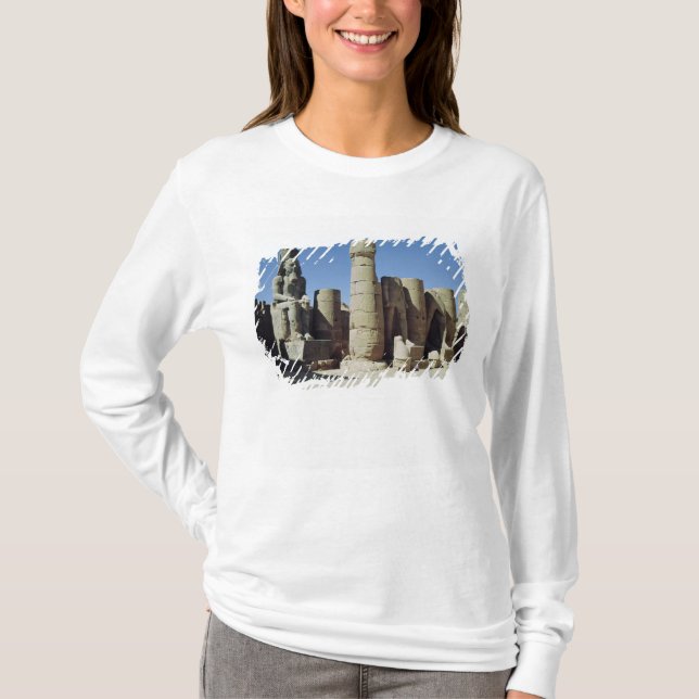 Camiseta Estátua assentada de Ramesses II (Frente)