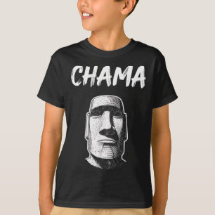 Camiseta Estátua Chama Moai Boxe Inspirado em Artes Marciai