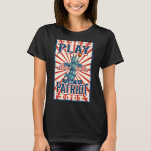 Camiseta Estátua da Liberdade 4 de julho Mulheres Homens U.