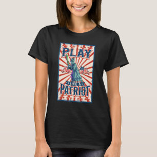 Camiseta Estátua da Liberdade 4 de julho Mulheres Homens U.