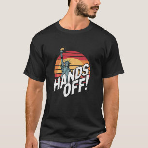 Camiseta Estátua da Liberdade Angustiada Resist Retro Vinta