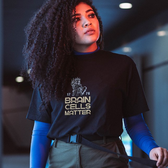 Camiseta Estátua da Liberdade Células Cerebrais Importam An (Criador carregado)