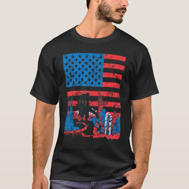 Camiseta Estátua Da Liberdade De Nova Iorque (Frente)