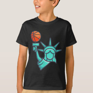 Camiseta Estátua da Liberdade de Nyc Basquete Nova York Eng
