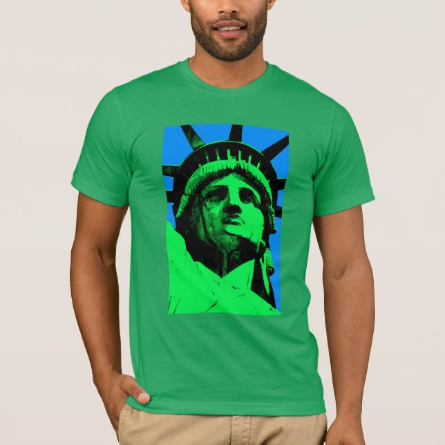 Camiseta Estátua da liberdade do pop art (Frente)
