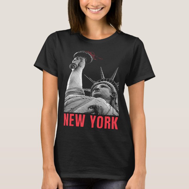 Camiseta Estátua da Liberdade em Nova Iorque (Frente)