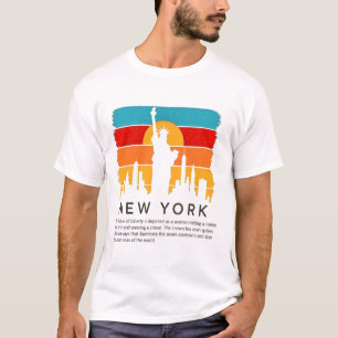 Camiseta Estátua da Liberdade - Ícone da Tee da Liberdade