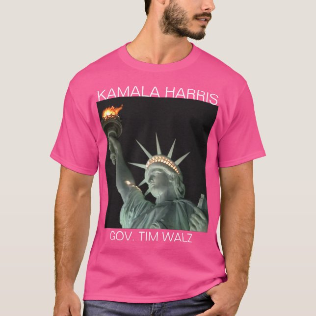 Camiseta Estátua da Liberdade KAMALA HARRIS (Frente)
