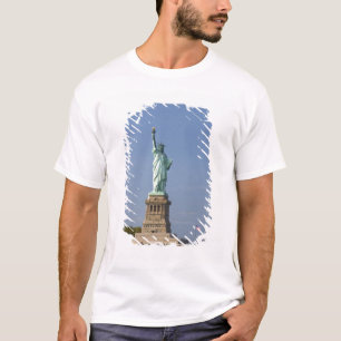 Camiseta Estátua da liberdade na ilha da liberdade em novo