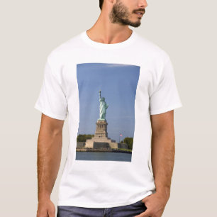 Camiseta Estátua da liberdade na ilha da liberdade em novo