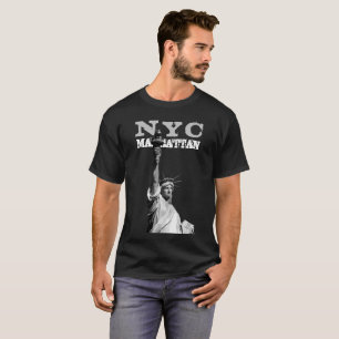 Camiseta Estátua da Liberdade Nova York Nyc Manhattan Men