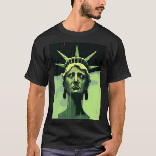 Camiseta Estátua Da Liberdade - Renderização Artística Lady