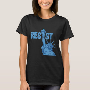 Camiseta Estátua Da Liberdade Resiste Gráfico #Resiste Anti