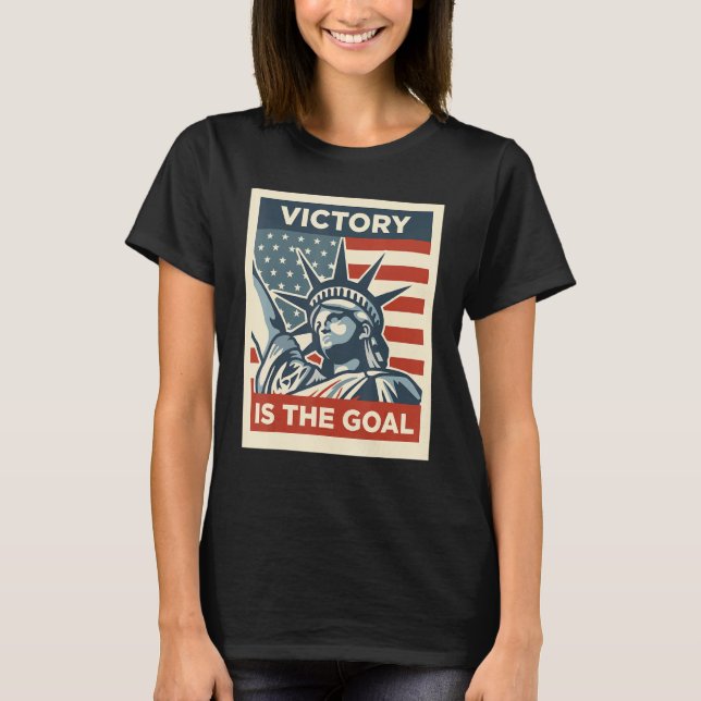 Camiseta Estátua da liberdade Símbolo da liberdade da Améri (Frente)