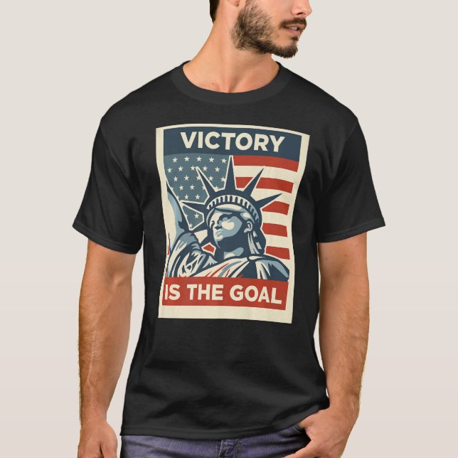 Camiseta Estátua da liberdade Símbolo da liberdade da Améri (Frente)