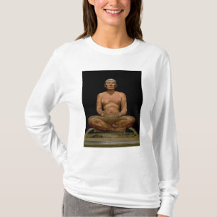 Camiseta Estátua de agachamento do escrevente
