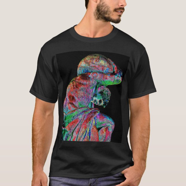 Camiseta Estátua de Bismarck, Berlim, atlas grego do deus, (Frente)