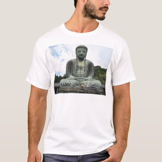 Camiseta Estátua de Buda Budismo (Frente)