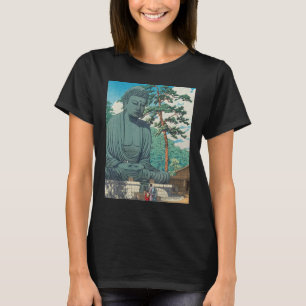 Camiseta Estátua de Buda Daibutsu Budismo Meditação Zen
