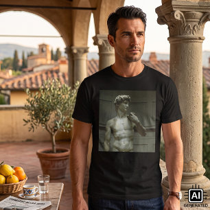 Camiseta Estátua de Davi de Michelangelo