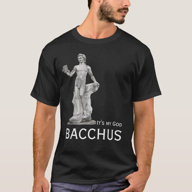 Camiseta Estátua de Deus Baco (Frente)