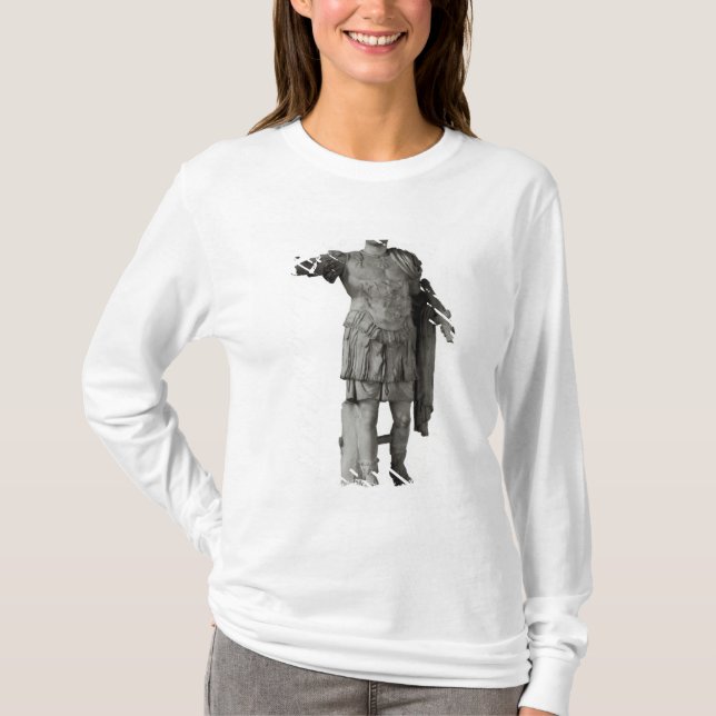 Camiseta Estátua de Hadrian (mármore (Frente)
