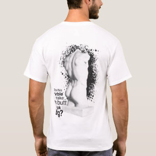 Camiseta Estátua de mármore de Bumbum grande